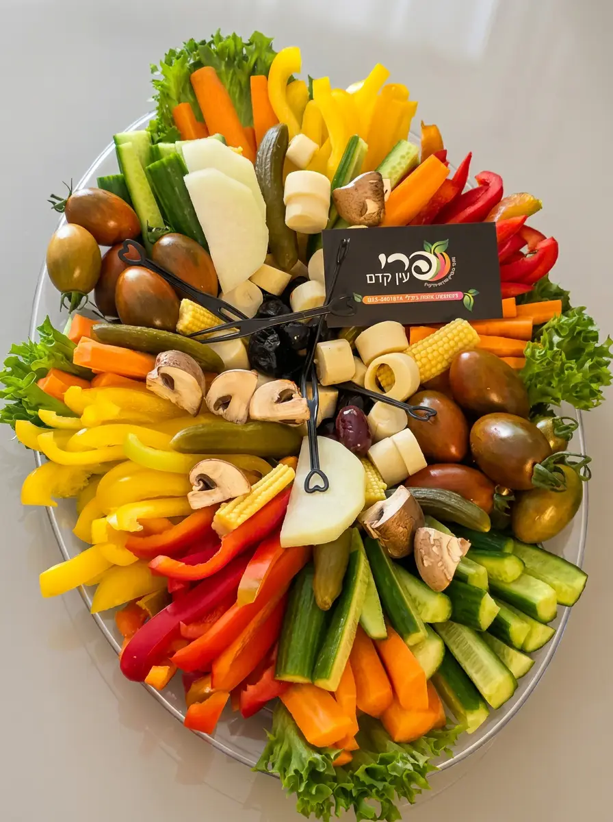 מגש ירקות וקרודיטה